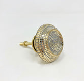 Moroccan Gold & GREY Etched Brass Metal Knob. Elegant Decorative Hardware for Cabinets, Drawers, and Furniture with Intricate Bohemian Design